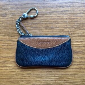 Ann Taylor Leather Cardholder/Keychain NWOT